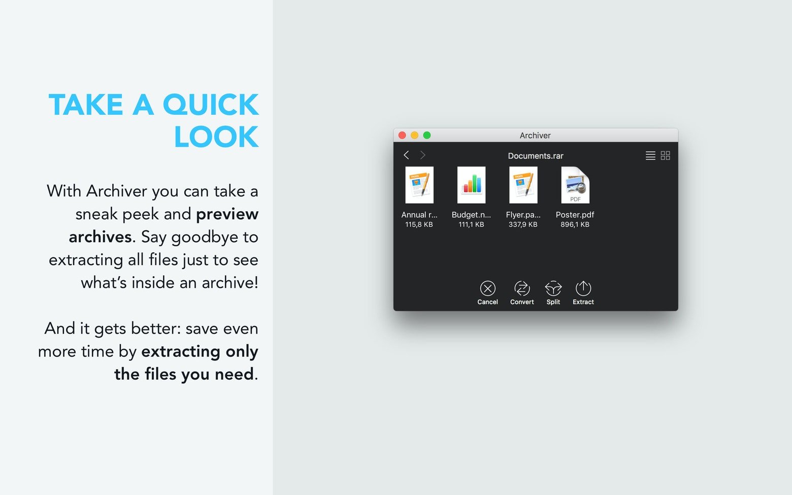 Archiver (ранее Rucksack) screenshot 3